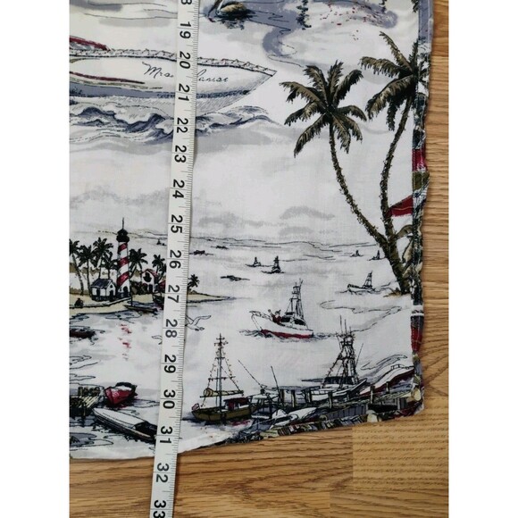 Hawaiian Santa Boats Christmas Shirt Clearwater Outfitters XL - Picture 4 of 16